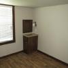 Bedroom shown with floor ducts