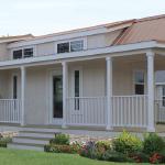 Meadowview loft exterior white with a copper roof