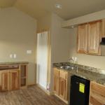 Kitchenettes are available in park models and are popular in duplexes